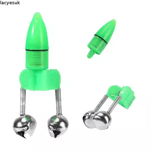 LACYESUK 20 Cái Chỉ Báo Cắn Cá, Kẹp Mùa Xuân Nhạy Cảm Câu Cá Cắn Báo Động Cần Chuông Đầu Kẹp, Nhựa Chống Thấm Nước Xây Dựng Kim Loại Mẹo Lên Đèn Câu Cá