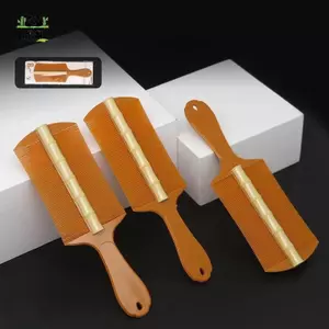 Chấy hai mặt Răng mịn Massage da đầu loại bỏ bọ chét chuyên nghiệp Grate Răng siêu dày đặc cho trẻ em Thú cưng EMKK