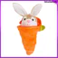 Mặt dây chuyền ba lô treo móc khóa Carrots Hide Bunny. Móc khóa phụ kiện
