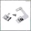 Máy may chân viền rộng Máy ép chân bằng thép không gỉ Chân 3 kích thước 1 / 2 inch, 3 / 4 inch, 1 inch cho ca sĩ và các máy may tay cầm thấp khác