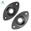 1 / 4Inch Hình Bầu Dục Nhang Đàn Guitar Điện Jack Đĩa Đầu Ra Ổ Cắm Jackplate, 2 Gói