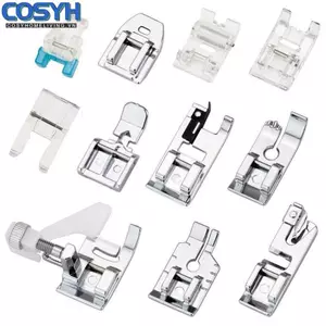 <cosyh>Presser Foot Multi-functional Roller Foot Straight Seam Presser 11pcs/set