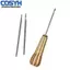 <cosyh>Durable Tools Set Copper Craft Accessories DIY Stitching 4pcs Leather needle