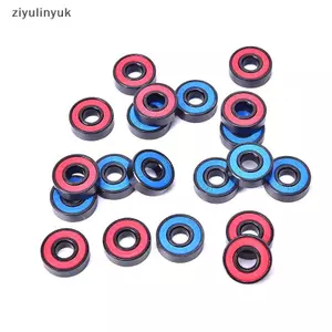 Ziyulinyuk 10 Cái / bộ 608 2RS Vòng bi kín bằng thép rãnh sâu 608RS 608-2RS VN