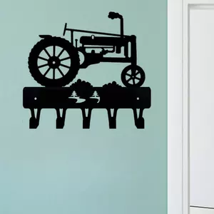 HELLOYOUNG Hoạt Hình Máy Kéo Kim Loại Móc Treo Tường Tổ Chức Móc Khóa Trang Trí Nhà Cửa Cho Phòng Khách Phòng Ngủ Cửa