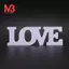 3 chữ cái LIVE LOVE LAUGH bằng gỗ để trang trí đám cưới (Trắng)