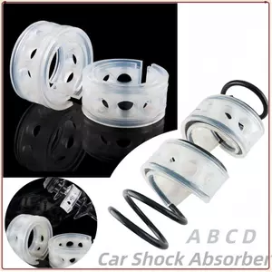 ORDOBOX 2 chiếc giảm xóc ô tô, đệm cản lò xo đa năng loại A/B/C/D, chống ồn, giảm va đập cho xe ô tô, xe tải, SUV, Jeep