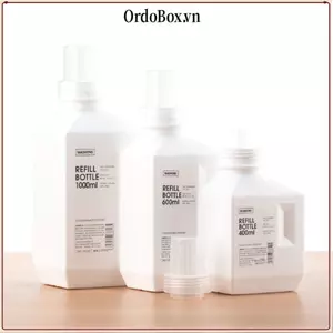 Hộp đựng nước giặt ORDOBOX 400 / 600 / 1000ml Chất tẩy rửa Giặt ủi Hộp đựng đồ gia dụng