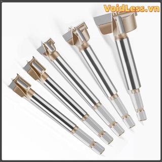 Bit nhàm chán bản lề VOIDLESS, Mũi khoan đôi 10-25mm, Dụng cụ chế biến gỗ ba lỗ cacbua vonfram