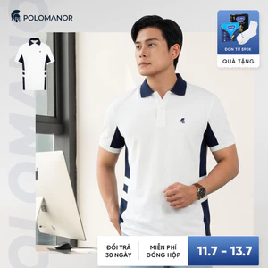 Áo polo nam cao cấp NORF, vải cá sấu cotton interlock, thanh lịch - POLOMANOR