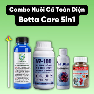 BETTA CARE - Combo Nuôi Cá Toàn Diện - Combo Cho Người Mới Nuôi Cá
