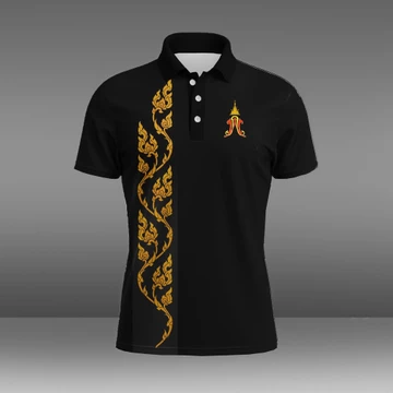 Công Chúa Pa Charijaya Pa, Áo Sơ Mi Đen, Áo Polo Nam, Áo Sơ Mi Họa Tiết Thái Lan, Áo Polo, Áo Polo, Áo Polo Nam, W