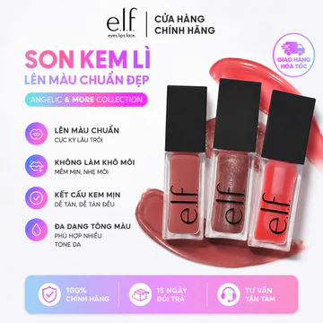 Son Bóng ELF Son Bóng Có Nhũ Giúp Căng Môi Glow Reviver Lip Oil Căng Mọng Cấp Ẩm 7.6ml