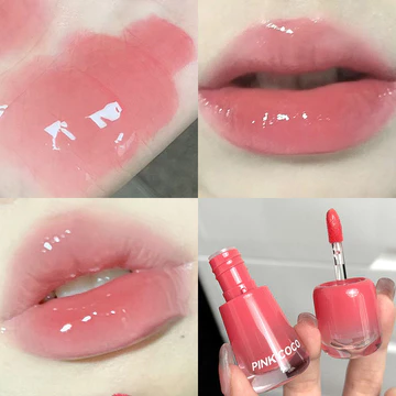 | 【his romand】 | ♝PINKCO Gương Nấm Nước Bóng Son Bóng Dưỡng Ẩm Hình Thành Phim Sinh Viên Trơn Làm Trắng Da Mặt Giá Rẻ Son Bóng Thủy Tinh✯