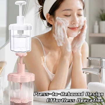 Máy tạo bọt sữa rửa mặt - Di động, có thể tái sử dụng - Máy tạo bọt dầu gội tắm tắm - Loại ép - Tự động phục hồi - Máy tạo bọt sữa rửa mặt - Máy tạo bọt thủ công