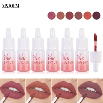 Chai Nhỏ Son Môi Nhung Matte Lip Glaze Làm Đẹp Lâu Dài Chống Thấm Nước Son Bóng Mỹ Phẩm Son Môi Nước