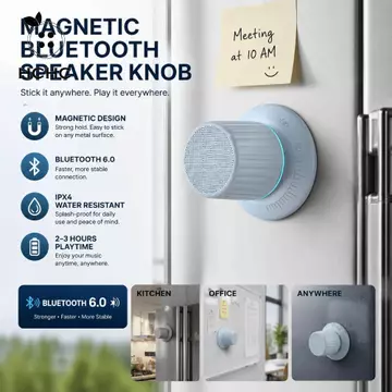 Loa Bluetooth HCHC, Loa Bluetooth Không Dây Mini Di Động Không Dây, Đế Điện Thoại Nhỏ Gọn 2 Trong 1 Tuổi Thọ Pin Dài Loa Bluetooth Mini Sử Dụng Tại Nhà