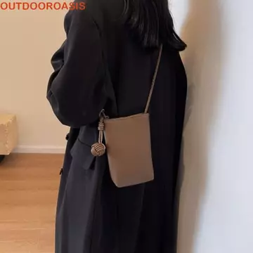 Women's Minimalist PU Leather Crossbody Bag