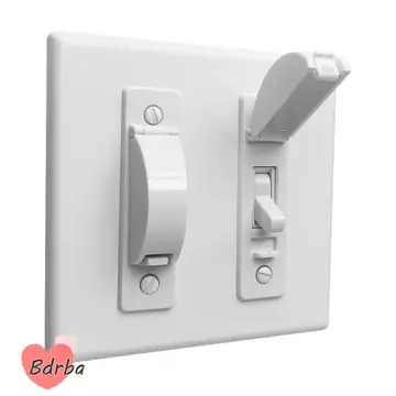 Bảo vệ công tắc tường BDRBA, Ngăn chặn nắp công tắc đèn chống trẻ em vô tình, Công tắc an toàn bảo vệ gia đình đa năng Giữ công tắc bật hoặc vị trí