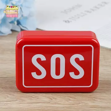 [Fstyzx] Hộp sắt thuốc sơ cứu Bộ dụng cụ y tế Bộ dụng cụ sinh tồn ngoài trời Hộp kim loại gia đình VN