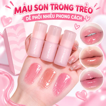 Son Bóng Gương Nước Pha Lê Thạch – Hydrating Plumping, Dưỡng Ẩm, Tint Màu, Chăm Sóc Môi