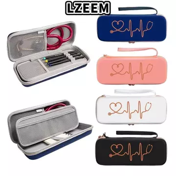 Hộp lưu trữ LZEEM, Ống nghe đa chức năng di động, Túi lưới chống sốc EVA cứng cho Littmann Classic III