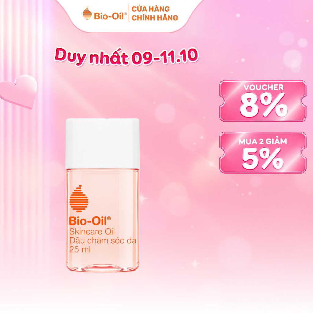 Dầu dưỡng da giúp cải thiện khô sạm và đều màu da, hỗ trợ cải thiện vết rạn da - BIO-OIL Skincare Oil (chai 25ml)
