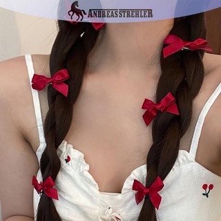 Onetimingfine 4 Nơ Kẹp Tóc Bé Gái Nơ Nhỏ Barrettes Nữ Đơn Giản Mũ Kẹp VN