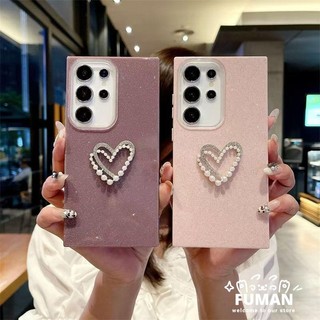 Ốp điện thoại lấp lánh hình trái tim tình yêu 3D mới cho Vivo V60 V50 Lite V50E V40E V40 V30 SE V30E V29E V27E V29 Lite ME V27 V25 Pro V25E V23E 4G 5G Vỏ sang trọng Vỏ cứng sáng bóng