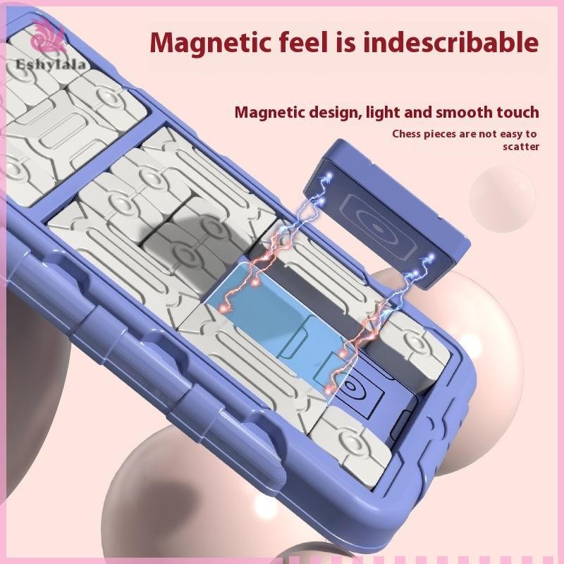 1 Bộ Thử thách Huarong Road Brain Teaser Câu đố trượt Tư duy logic Tương tác Khối trượt Bảng não Trò chơi Quà tặng trẻ em [MỚI]
