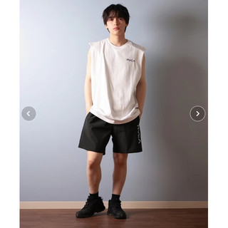 Áo thun không tay rộngRVCA, 100% cotton chất lượng cao, thiết kế logo trước và sau