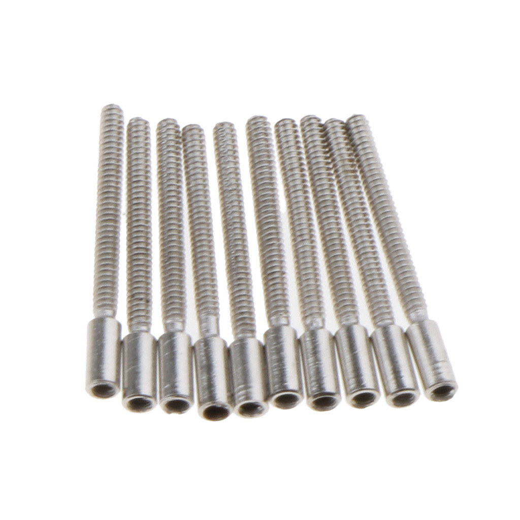 0.9mm Đồng Hồ Thân Nối Dài 100 Chiếc Thép Không Gỉ Đồng Hồ Thân Mở Rộng Cuộn Dây Nối Dài Cực Thanh Thay Thế Phụ Kiện Sửa Chữa