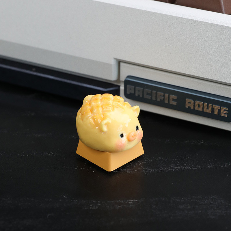 Keycap Artisan Nhím Hồng 3D | KCAP - World of keycaps