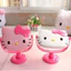 Gương Trang Điểm Để Bàn Mèo Hello Kitty Dễ Thương, Gương Xoay 2 Mặt Makeup Mini Cho Bé Gái, Bạn Nữ