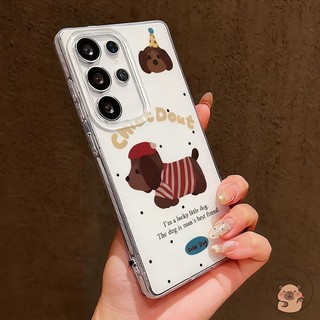 Dành Cho OPPO Find X8 X8S Pro Ultra Plus A15 A15S A92 A72 A52 A9 A5 A31 A5S A3S A12 A12S A12E R17 F11 F7 Ốp Điện Thoại Dachshund Chó Con Chấm Bi Nhãn Vỏ Hoạt Hình