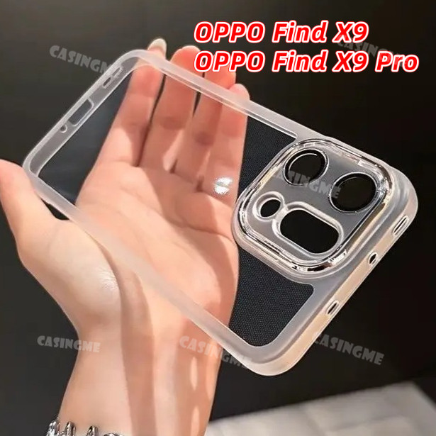 Ốp điện thoại trong suốt thời trang OPPO Find X9/X9 Pro 4G 5G 2025, bảo vệ camera