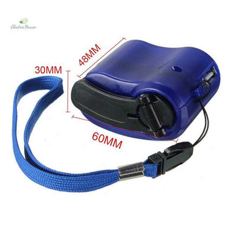 Máy sạc điện năng lượng gió với dynamo quay tay 5.5V, phù hợp du lịch và ứng phó khẩn cấp