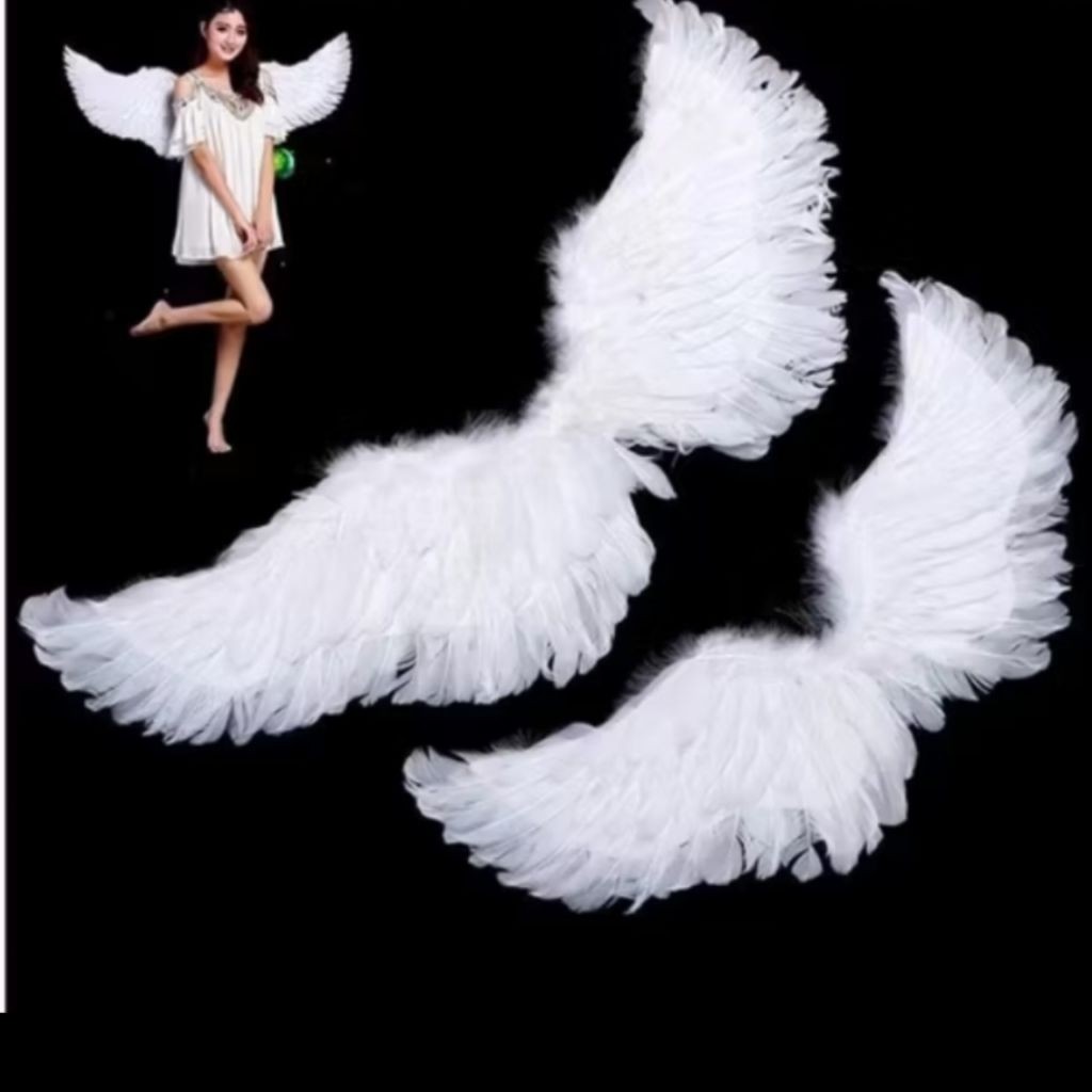Cánh thiên thần ác quỹ lông vũ có đủ size, dùng làm đạo cụ biểu diễn văn nghệ, Đạo cụ phụ kiện Nguyễn Nhật