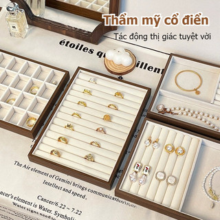 【BabyJoy】Hộp Trang Sức Quả óc chó Hạt Gỗ,Hộp Đựng Trang Sức Bằng Gỗ Óc Chó Phong Cách Retro