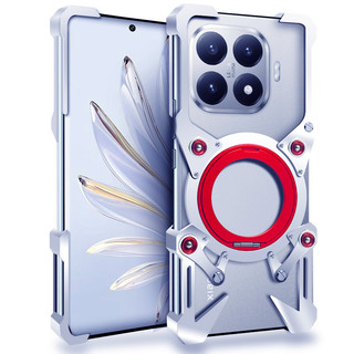Kim Loại Sang Trọng Hợp Kim Nhôm Giáp Khung Ốp Lưng Điện Thoại Xiaomi 15T Pro MI 15 Siêu Xoay Giá Đỡ Vít Chống Sốc Ốp Lưng