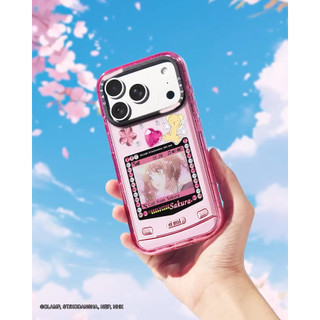 CASECASE X Cardcaptor Sakura: Sakura 2 Incoming Call Case Màu Hồng Fizz Trong Suốt Cứng Hút Từ Tính Tác Động Cho Apple IPhone 12 13 14 15 16 17 Pro Max Air Plus Có Hộp