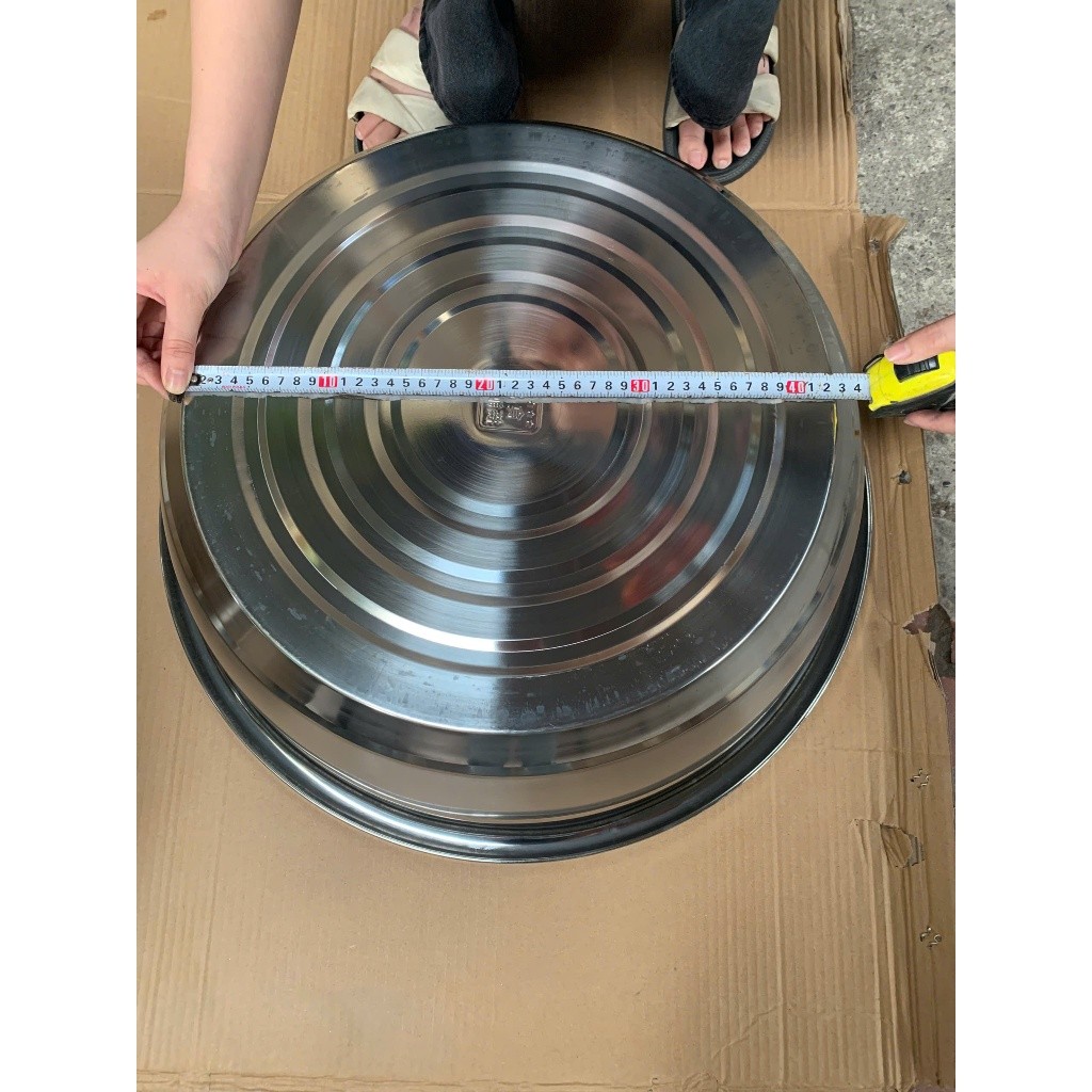 Thau inox Chậu Inox 304 SIZE TO CÓ 45CM , 50CM , 60CM , 70CM Hàng Cao Cấp Nhập Khẩu Trực Tiếp Dày Dặn, Đẹp