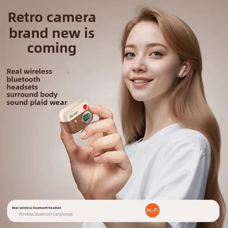 [Freebies] Tai nghe nhét tai Senbenbao J67 Thiết kế cổ điển Tai nghe Bluetooth không dây, âm thanh nổi, giọng nói HD, chống nước IPX5