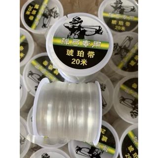 Cuộn dây cột thun cao cấp, cuộn dây trong suốt 20m dai bền