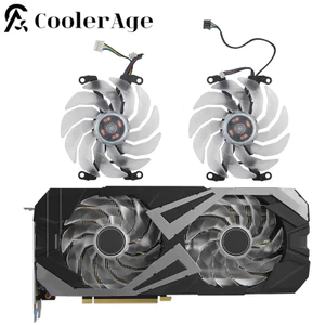 IR​TX3070Ti RTX3070 RTX3060Ti RTX3060 Quạt Card Video Cho GALAX GeForce RTX 3060 3070 3070Ti 3060Ti EX Quạt Làm Mát Card Đồ Họa *