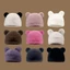 FEDAOG Mũ Nữ Đáng Yêu, Chu Vi Đầu 58-60cm Có Tai Sang Trọng Tai Gấu Dễ Thương Beanie, Mũ Bảo Vệ Tai 8 Màu