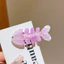 Kẹp tóc Acrylic hình chó hoạt hình dễ thương cho bé gái, mặt đáng yêu ♧ Kẹp có thiết kế mũ dự tiệc