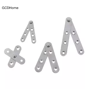 GCDHome Thép không gỉ giấu kín Cửa xoay 360 độ Bản lề xoay được chải HOT
