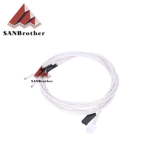 Máy in 3D NTC Cảm biến nhiệt độ chịu nhiệt 100K 1% 3950 Con dấu thủy tinh một đầu Một mét Chiều dài cáp 6.30 ALAX