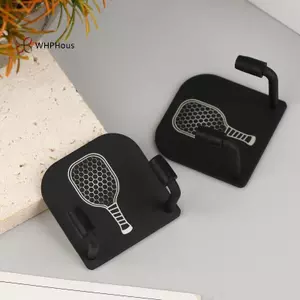 < WHPHous-t > 2 CÁI Giá đỡ cầu cống đa năng Raet Ra treo tường bằng thép không gỉ Móc treo tường Cầu lông Ra Giá đỡ Raet Đẹp